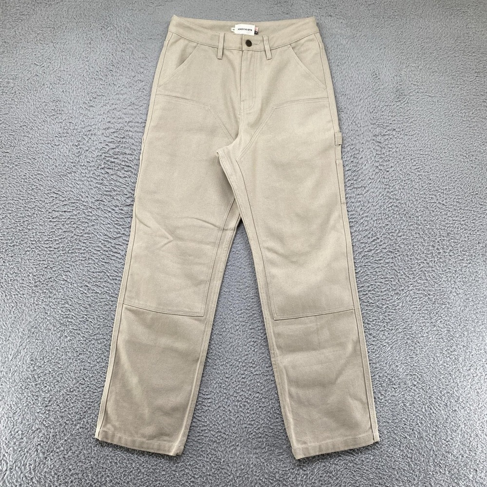 Honor The Gift Carpenter Pants Mens 30x32 Double Knee Canvas Workwear Straight